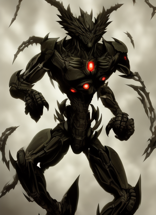 cyborg anime monster