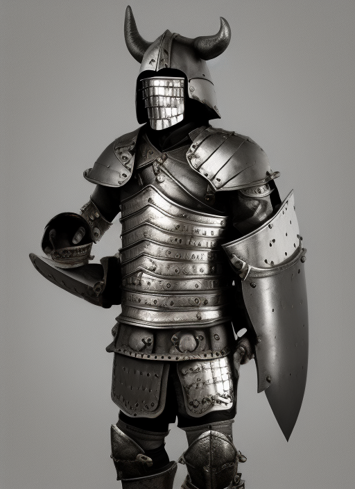cow wearing armor