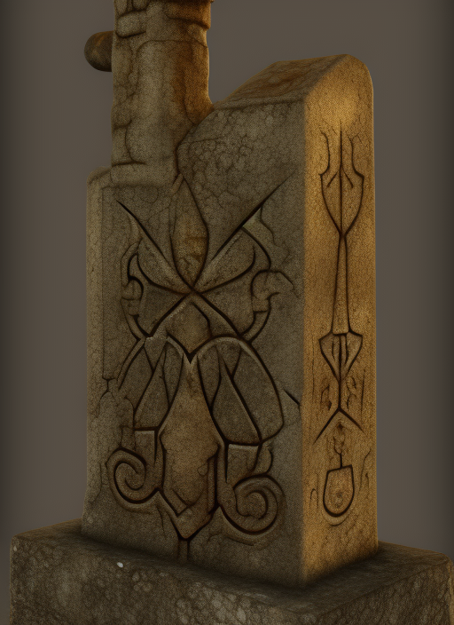A photo of a dwarven hammer