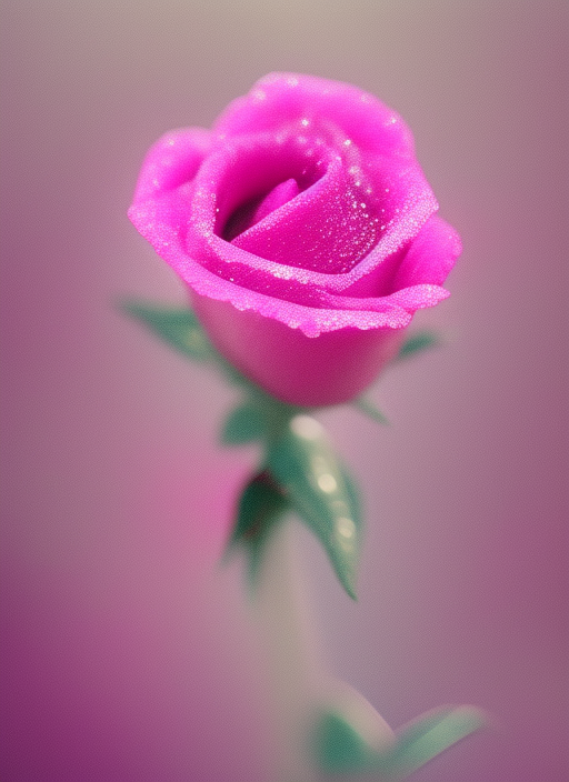 soft photography pink glitter rose