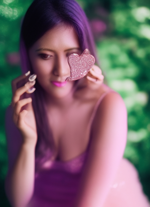 pink glitter