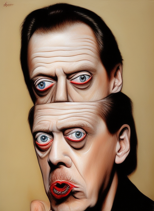 Steve Buscemi winks at you