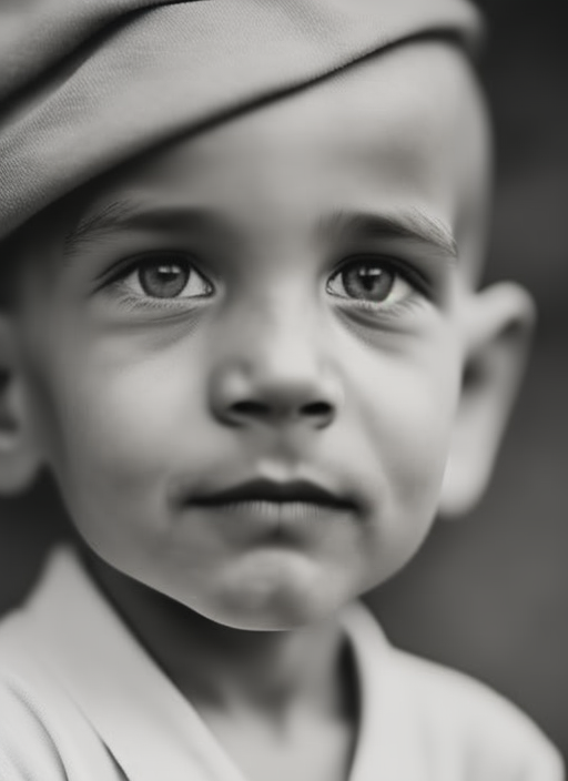 portrait of a small boy, realistic, HD, photography