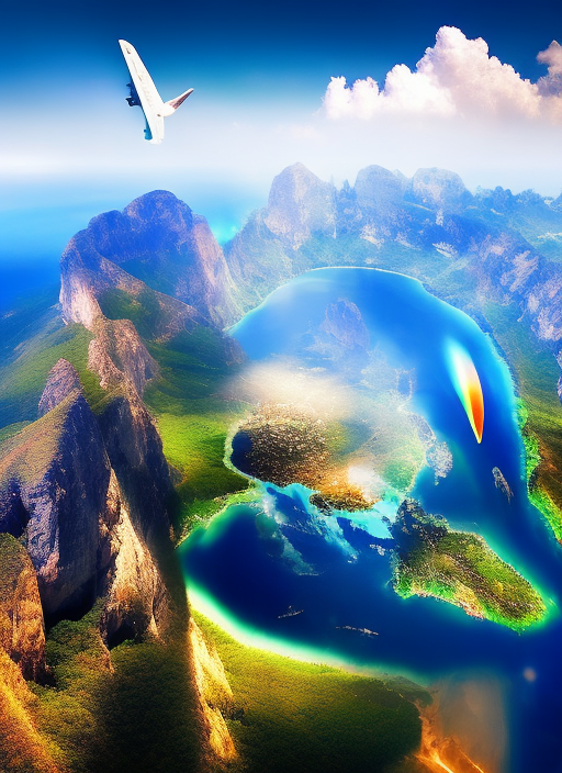 A dream where you can fly and explore different parts of the world
