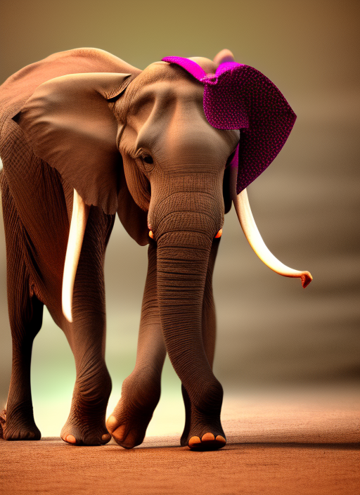 Walking elephant 