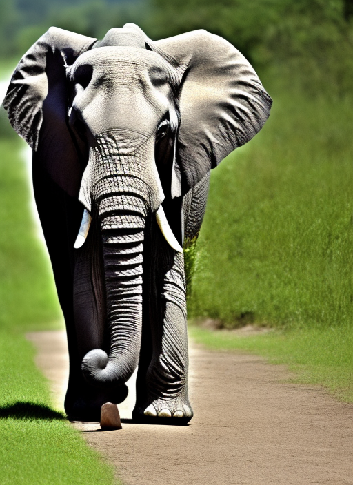 Walking elephant 