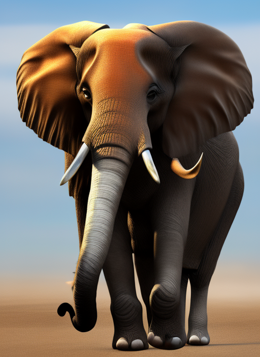 Walking elephant 