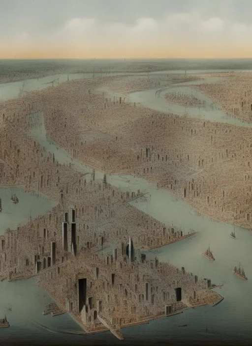 very very very realistic picture of New York in the 1800s, 4k detailed, very very well detailed picture