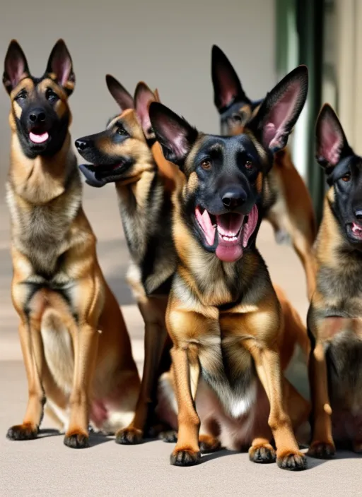 belgian malinois barking