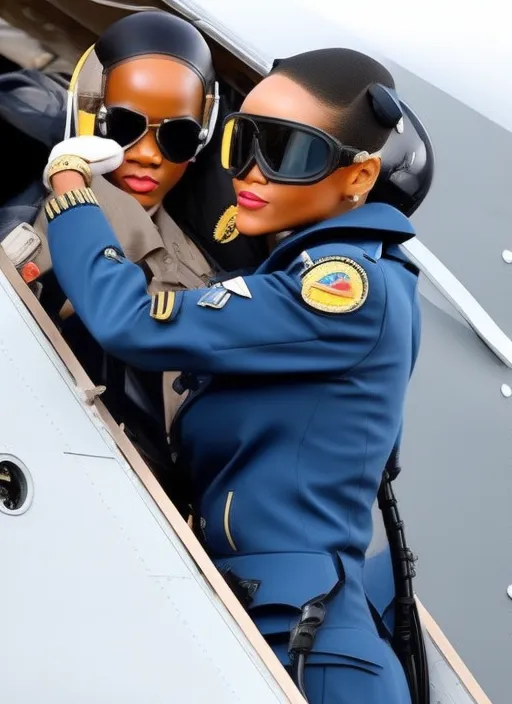 rihanna as a jet pilot