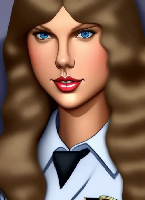 taylor swift as a police officer