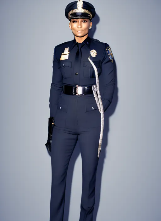 jennifer lopez as a police officer, full body shot. jennifer lopez as a police officer, full body shot. highly detailed