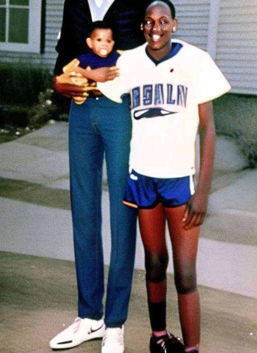 michael jordan as a babysitter