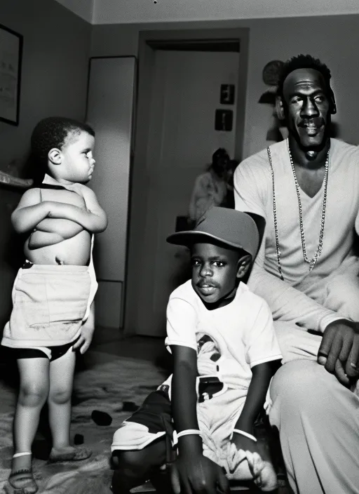 michael jordan as a babysitter