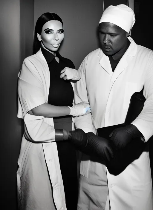 Kim Kardashian as a surgeon