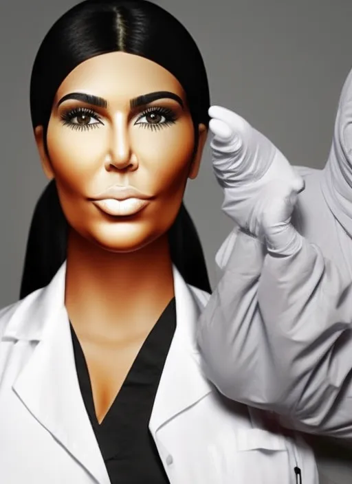 Kim Kardashian as a surgeon