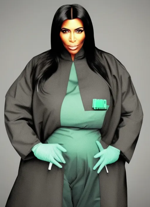 Kim Kardashian as a surgeon. Kim Kardashian as a surgeon. uhd 8k cryengine, sparkles, steampunk, oscar winning, masterpiece