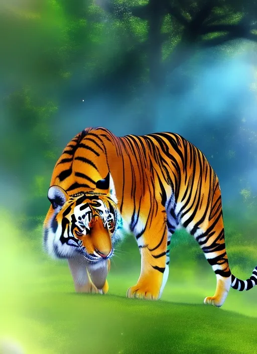 colorful tiger
