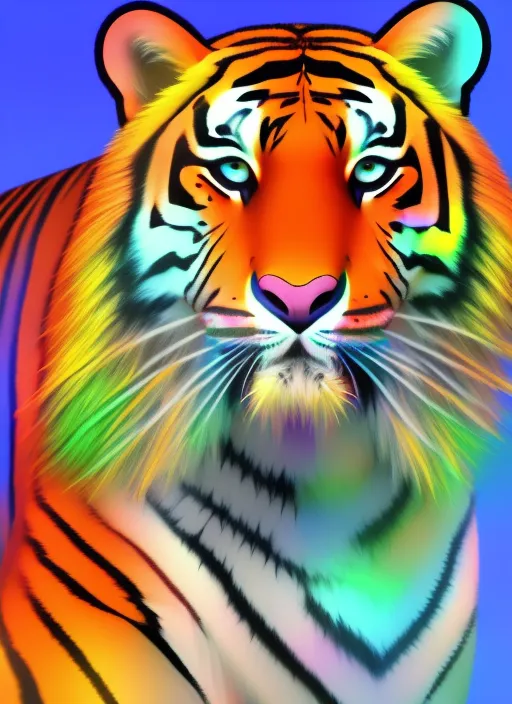 rainbow animation
colorful tiger
