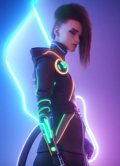 futuristic minimalist cyberpunk beautiful girl model wearing neon yellow puffer jacket with intricate details, cinematic lighting, detail render, award winning, 8k photography. by senior character artist, glowing with colored light, ultra detailed. futuristic minimalist cyberpunk beautiful girl model wearing neon yellow puffer jacket with intricate details, cinematic lighting, detail render, award winning, 8k photography. by senior character artist, glowing with colored light, ultra detailed. soft render, trending on imagestation, 54 k uhd image, tumblr