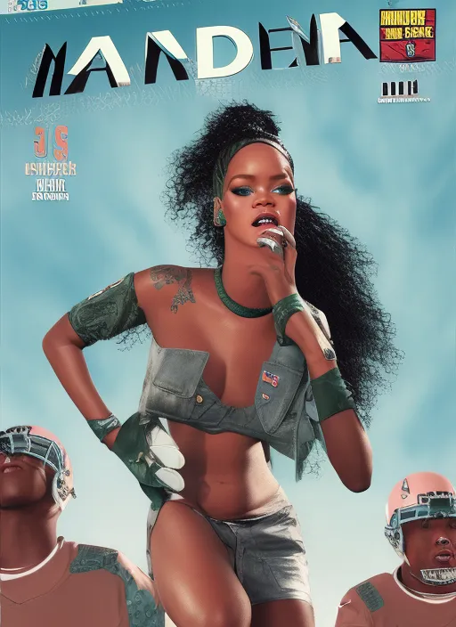 rihanna on madden cover