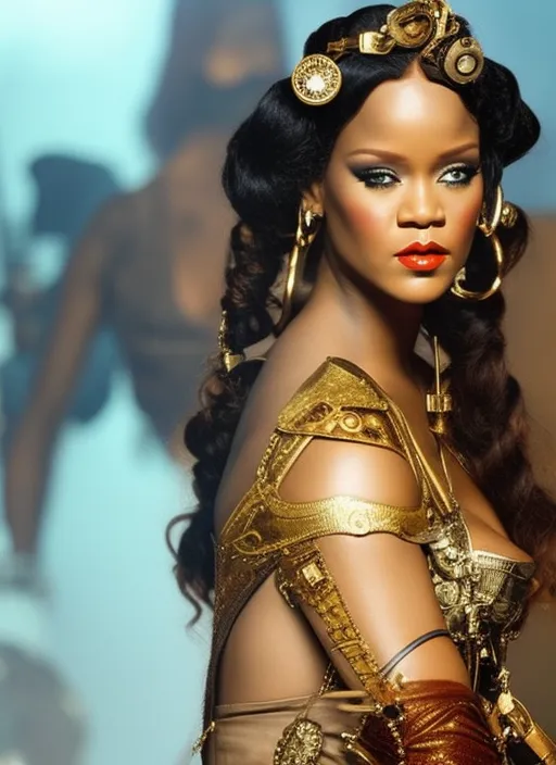 rihanna as steampunk