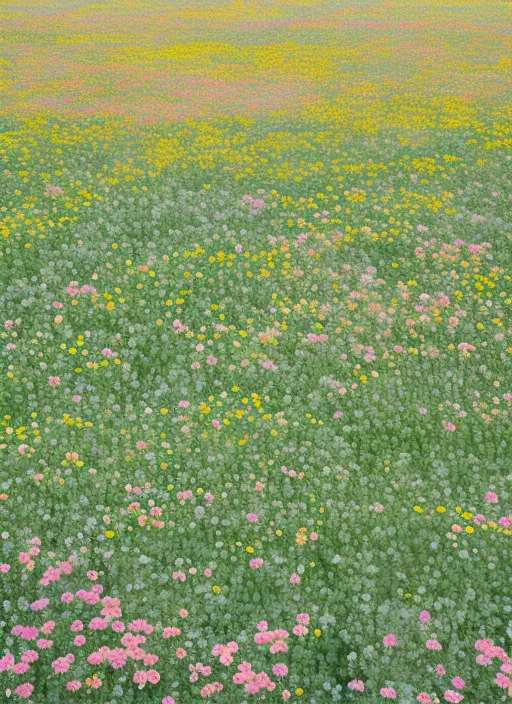 sea of flowers