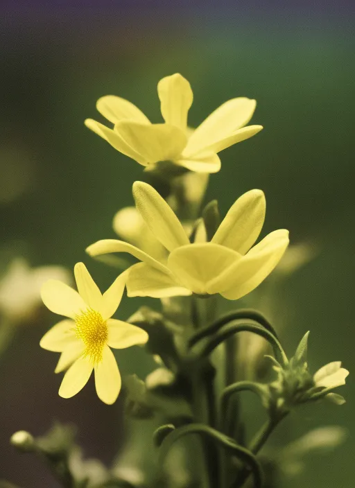 variety of exotic flowers