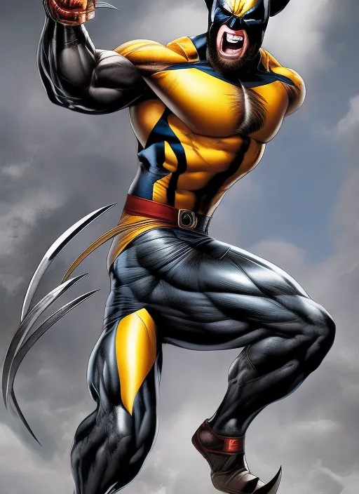 the superhero wolverine