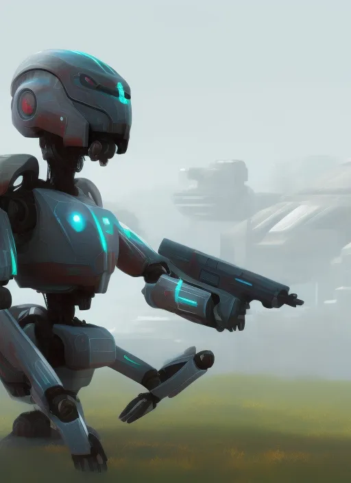 make an AI prompt for a futuristic robot mech