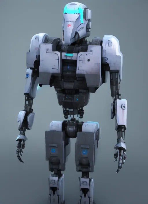 make an AI prompt for a futuristic robot mech
