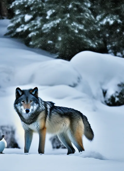 i need a wolf, i need water, i need snow

