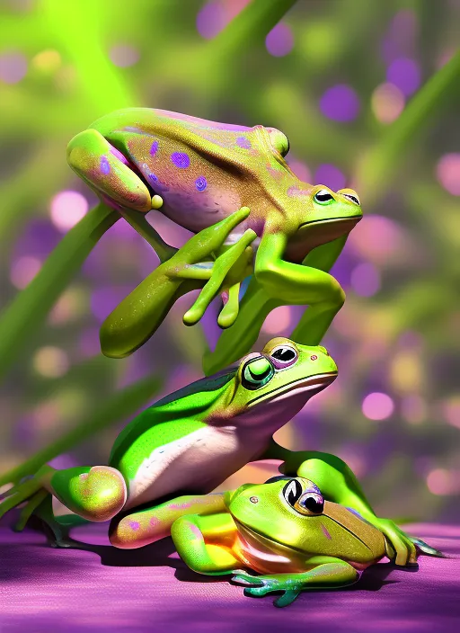 frog 3D 4k