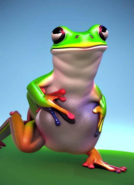 frog 3D 4k