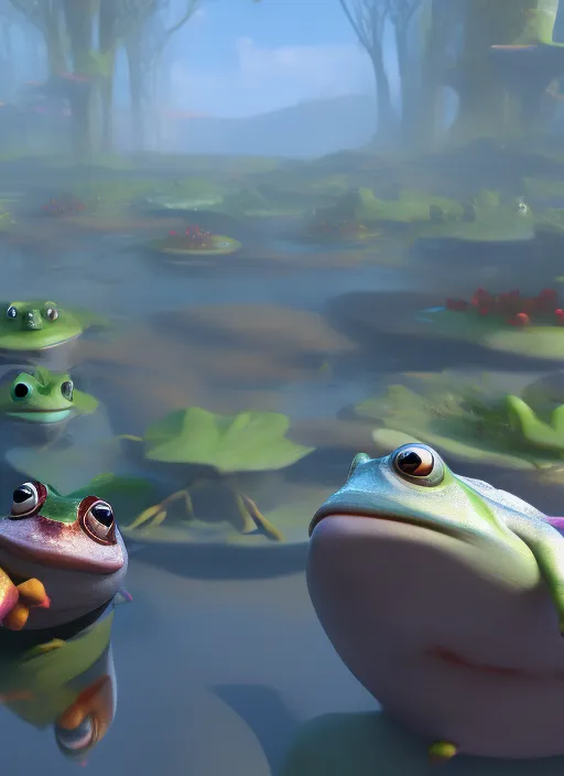 frog 3D 4k