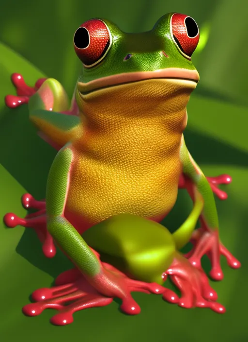 frog 3D 4k