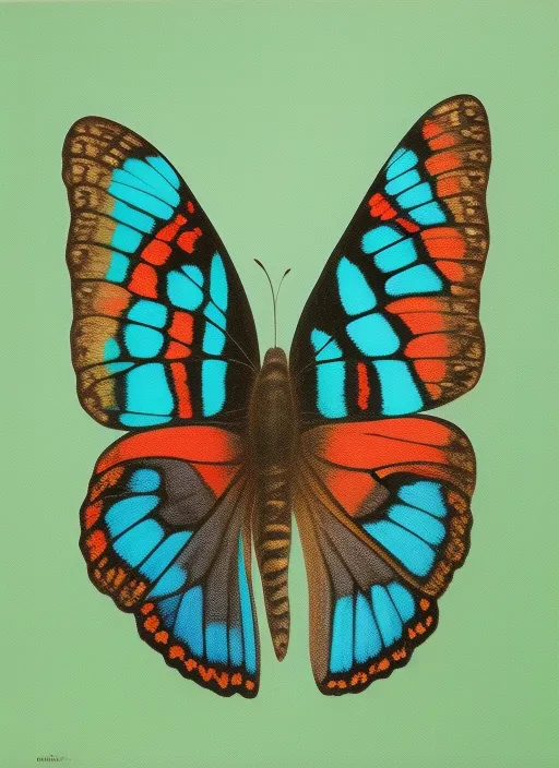 Colourful butterfly 