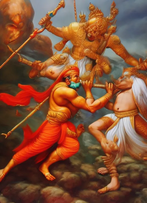 shri ram war with hanuman