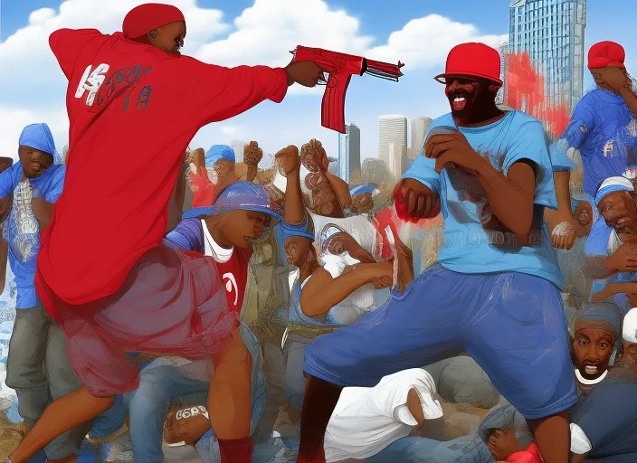 crips vs bloods shootout 