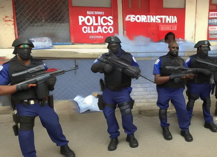 bloods shootout with police