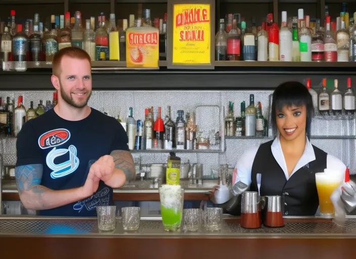 Cyborg bartender