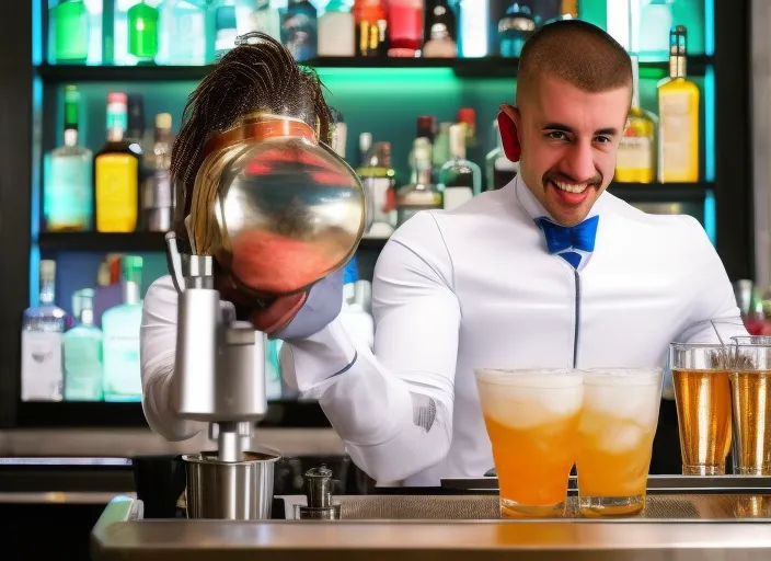 Cyborg bartender