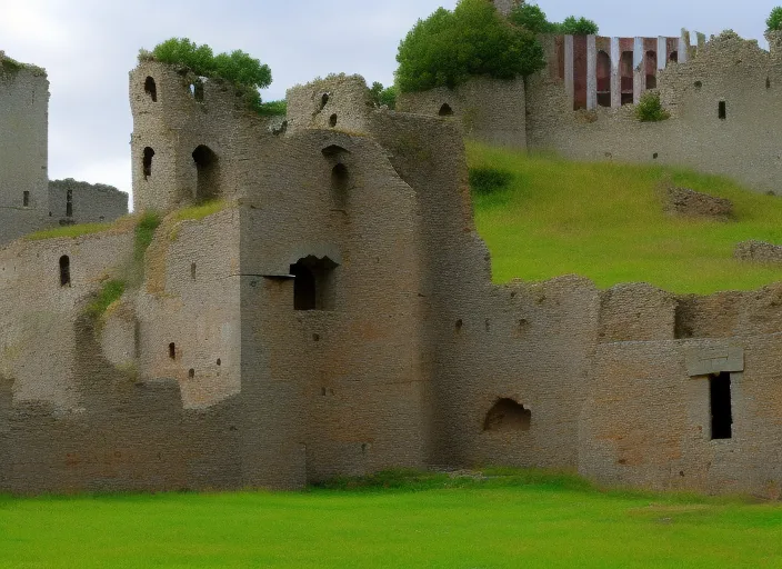 Ruins of a medieval castle