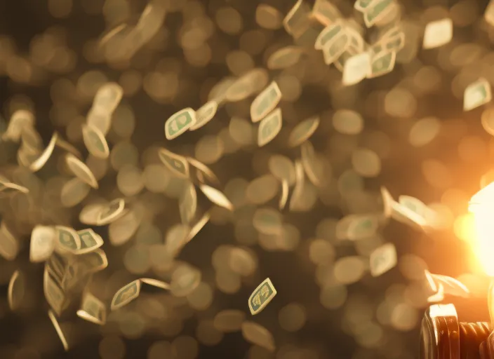 money abundance Cinematic lighting. pop style. Trending of Shutterstock. Masterpiece. Award wining photography.