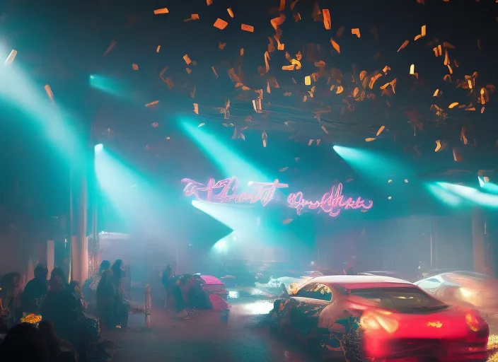 rich, money, abundance, cinematic lights, 