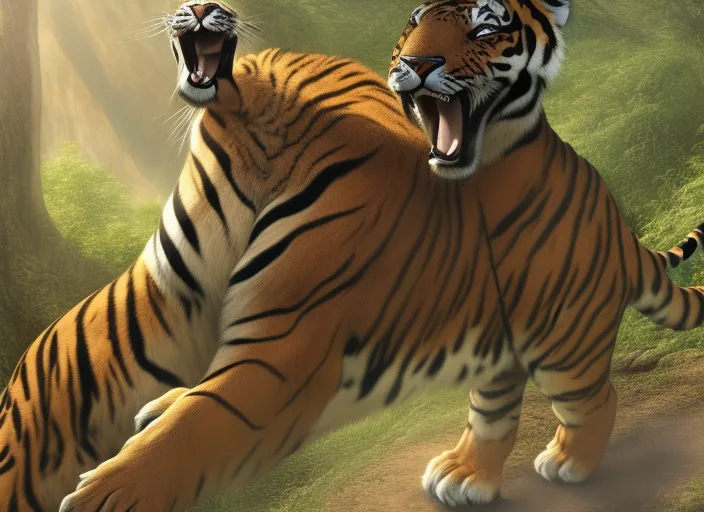 Rajesh, a poor villager from a remote village, is traveling through a dense forest to visit his family in another town. As he walks, he suddenly hears the growling of a ferocious tiger, which has been stalking him for a while. The tiger, hungry and desperate for food, launches an attack on Rajesh.

