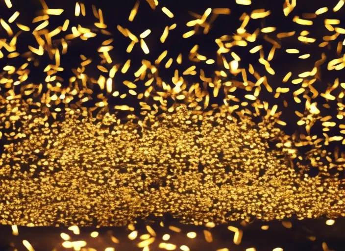 money and gold abundance, cinematic lights
