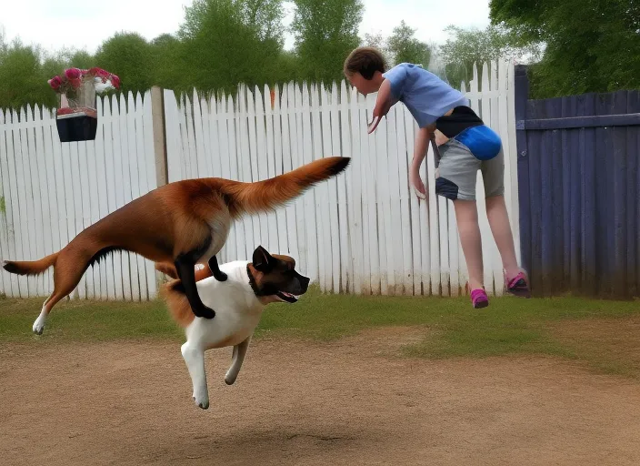 Dog jump hom