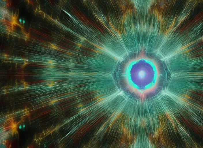 sacred geometry, matrix, cosmic, galaxy, hyper realistic, 8k, cinematic, detailed, om, trippy