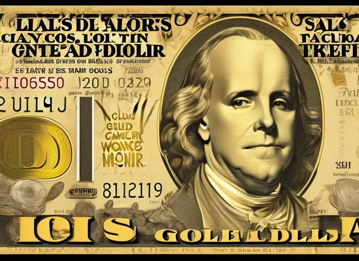gold and dollars, pop style